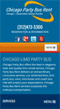 Mobile Screenshot of chicagopartybusrent.com